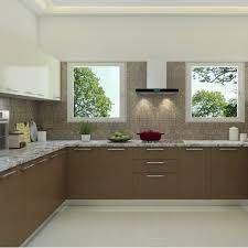 Pinetreelane is a kitchen design showroom in dubai providing custom kitchen cabinets & wardrobe. Beautiful Brown Shades In A Wood Finished Modular Kitchen Modular Kitchen Design Modern Kitchen Cabinet Design Kitchen Designs Layout