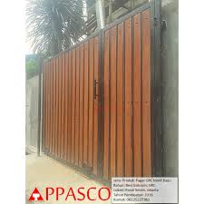 Pagar minimalis grc motif kayu furniture lainnya. Pagar Grc Motif Kayu Di Pasar Senen Jakarta Shopee Indonesia