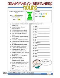 In the grammar and vocabulary areas, you will find exercises, explanations and word lists. Grammar For Beginners Nouns 2 English Grammar Worksheets Learn English English For Beginners