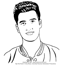 Find cute coloring pages for girls here at scentos. Ausmalbilder Hortance Logan Mitchell Von Big Time Rush