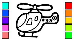 Seluruh gif gambar animasi mewarnai helikopter dan animasi bergerak mewarnai helikopter dalam kategori ini 100% gratis dan tanpa dikenakan biaya untuk menggunakannya. How To Draw Helicopter Coloring Pages Cara Menggambar Dan Mewarnai Helikopter Youtube