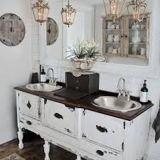 Farmhouse Is My Style On Instagram A Magnificent Shabby Chic Farmhouse Style Bathroom Bathroom Farmhouse Style Shabby Chic Bathroom Country Style Bathrooms