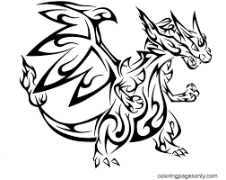 There are tons of great resources for free printable color pages online. Mega Charizard X Coloring Pages Charizard Coloring Pages Coloring Pages For Kids And Adults
