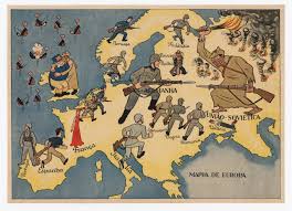 It's the date 26 august 1942. Historium Map Of Europe Portugal C 1942