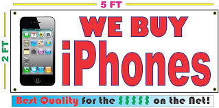 We buy handsets made by many brands including iphone, lg, sony, huawei, samsung, htc, lenovo, motorola, nokia, blackberry, zte and more. Amazon Com Supersigns We Buy Iphones 2x5 Banner Sign Garden Outdoor