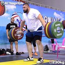 Талахадзе лаша (talakhadze lasha) тяжелая атлетика грузия 02.10.1993. All Things Gym Lasha Pulls With 230kg 507lbs Check
