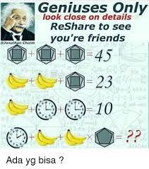 We did not find results for: Geniuses Only Details Reshare To See You Re Friends Jonathan Chaim Ada Yg Bisa Indonesian Language Meme On Me Me