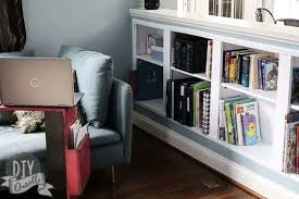 Also called a pony wall, these short walls are used for a number of things. Diy Recessed Shelving Diy Danielle