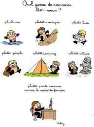 Humour En Vacances Enseignement Du Francais Apprentissage De La Langue Francaise Vocabulaire Francais