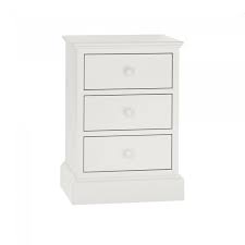 18 crystal three drawers bedside table clear mirror finish. Bentley Designs Ashby 3 Drawer Bedside Chest White At Relax Sofas And Beds