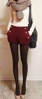 38 Charming Winter Outfits Ideas High Waisted Shorts Addicfashion Fashion Simple Fall Outfits Outfits With Leggings