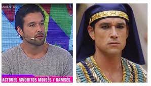 Los actores de moisés y los diez mandamientos viajaron a buenos aires para presenciar la proyección de un capítulo de la novela y hablaron de todo con marley. Moises Y Los Diez Mandamientos Sergio Marone Y La Tierna Foto De Su Ninez Espectaculos Correo