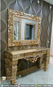 Tata cara pemesanan meja tv ruang tamu. Jual Meja Konsul Hias 25 Model Terlengkap Harga Ekonomis Pusat Mebel Jepara Furniture Home Decor Decor