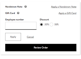 Once your code has arrived you can redeem your uber gift card at the following l. Employee Discount Nordstrom