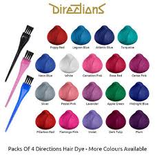 One 100ml tube of pre colour shampoo. La Riche Directions Semi Permanent Conditioning Hair Dye 4 Pack Alle Farben Ebay