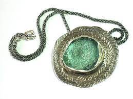 Ancient Roman Glass Necklace 2000 Year Old By Rioritajewelry 220 00 Roman Glass Necklace Glass Necklace Teal Jewelry