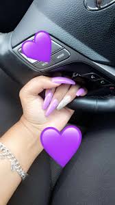 500 pcs coffin nail tips long square french fake false nails transparent clear. Coffin Nails Purple Acrylic Nails Purple Nails Coffin Nails Designs