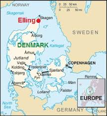 Map of denmark, showing major cities, roads, and ferry routes. File Elling On Denmark Map Jpg Wikipedia
