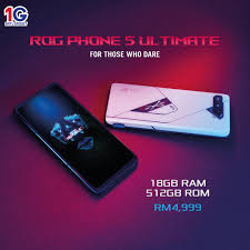 Release 2021, april 238g, 10.3mm thickness android 11, rog ui 128gb/256gb storage, no card slot. Asus Rog Phone 5 Ultimate 18gb 512gb Original Malaysia Set Eta May 2021 Satu Gadget Sdn Bhd