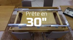 Découvrez nos tables à rallonge | plus de 9 articles livraison à domicile gratuite retour gratuit qualité & design à prix discount. Table A Manger Avec Allonges Integrees Youtube