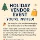 Holiday Vendor Event event image
