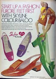 The Swinging Sixties 60s Shoes Retro Fashion Vintage Fashion