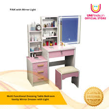 Victorian living room furniture style. Vanity Bedroom Furniture Set Makeup Desk Dressing Table With Led Light Mirror Stool Dressers Shopee Philippines