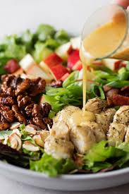 Honey Mustard Chicken Salad Life Made Simple Recipe Salad Recipes Healthy Vegetarian Chicken Salad Recipes Salad Recipes