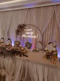 Hej hej czy mamy tutaj Młode Pary które mają swój wymarzony dzień w  następny roku? Zapraszamy do naszej wypożyczalni posiadamy kilka wzorów  napisów, krzesła ślubna, stelaże, auto do ślubu  warmińsko-mazurskie/mazowieckie