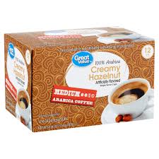 Maybe you would like to learn more about one of these? Great Value 100 Arabica Creamy Hazelnut Medium Arabica Coffee 0 34 Oz 12 Count From Walmart In Fort Worth Tx Burpy Com