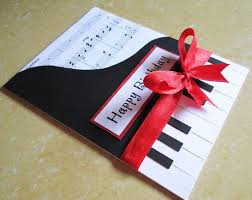 Happy Birthday Creative Handmade Birthday Card Ideas For Boyfriend Piano Happy Birthday Card Music Themed Birthday Greeting Card Card For Wife Mom Girlfriend Dad Husband Boyfriend Black And White Happy Birthday Cards Unique Birthday Cards Birthday Card Sayings
