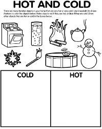 Black And White Objects For Nursery Hot And Cold On Crayola Com Fire Safety Preschool Preschool Learning Preschool Worksheets