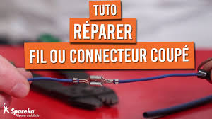 Gefom 27600 prolongateur tv 5m male+adaptateur 9,52mm, blanc. Comment Reparer Un Fil Ou Un Connecteur Electrique Youtube
