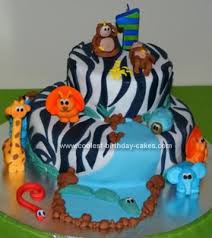Coolest Jungle Zebra Birthday Cake Zoo Birthday Party Zebra Birthday Cakes Zoo Birthday