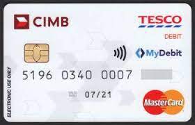 With a tesco credit card not only do you earn clubcard points, but you can also benefit from long interest free periods. Cimb Bank Tesco Debit Card With Mydebit Logo 2016