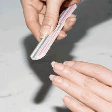 To file, you just use a gentle back and forth or up and down movement with the textured side of the file. How To File Nails The Right Way Tips And Tricks For Shaping Your Nails