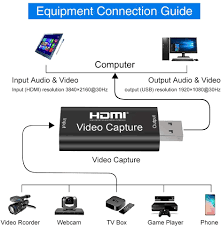 However, if you want to record external hdmi devices, you need a capture card (hardware) and recording. Andycine Ac U2h41 Audio Video Capture Cards Hdmi To Usb 4k 30hz Usb2 0 Record Via Dslr Camcorder Action Cam For Live Streaming