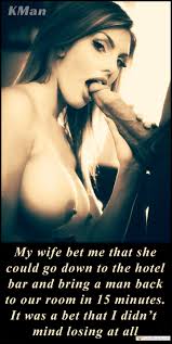 My Favorite Hotwife Caption №559804: Husband loves to lose such bet