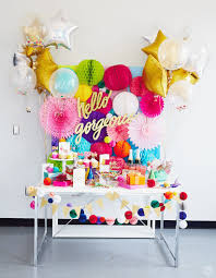 How To Create A Signaturestyle Party Inspired By The Thimblepress Collection Think Make Share Colorful Party Party Decorations Birthday Parties