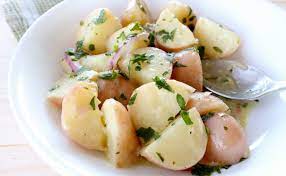 Skinnymixer S French Potato Salad Recipe French Potato Salad Thermomix Recipes French Potatoes