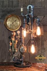 Steampunk Table Lamp Steampunk Desk Lamp Minnesota Machine Age Lamps Machine Age Lamps In 2020 Steampunk Steampunk Lamp Lamp