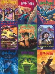 Book Cover Collage In 2020 Harry Potter Book Covers Harry Potter Book Covers Printable Harry Potter Puzzle