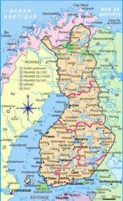 Carte finlande, carte du monde. Finlande Carte