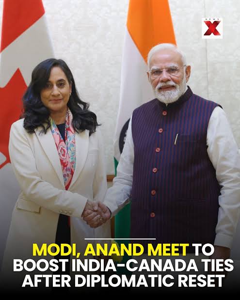 PM Modi meets Canadian Foreign Minister Anita Anand