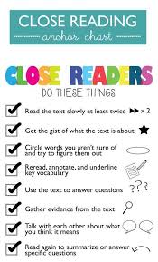 21 Cool Anchor Charts To Teach Close Reading Skills Teaching Close Reading Reading Anchor Charts Reading Lessons