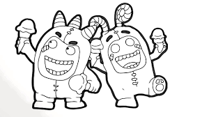 There should be colours in photos or in this case the selfie that newt takes. Oddbods Coloring Pages 55 Images Free Printable