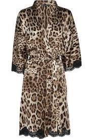 Exclusive brands · premium brands · free returns · curbside pickup Dolce Gabbana Leopard Print Stretch Silk Robe Net A Porter Com Tuch Kleidung Entwerfen Leopardenmuster