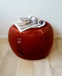Check out our velvet ottoman selection for the very best in unique or custom, handmade pieces from our chairs & ottomans shops. Terracotta Velvet Ottoman Pouf Rust Pouffe Round Pouf Beanbag Pouf Cinnamon Beanbag Ottoman Terracotta Floor Cushion Burnt Orange Pouf Felt