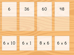 Printable multiplication worksheets for grade 3 in pdf with pictures. Multiply By 6 Matching Game Education Com