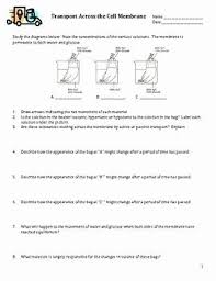 Diffusion And Osmosis Worksheet Unique Cell Transport Worksheet Osmosis Diffusion In 2020 Cell Transport Cell Membrane Cells Worksheet